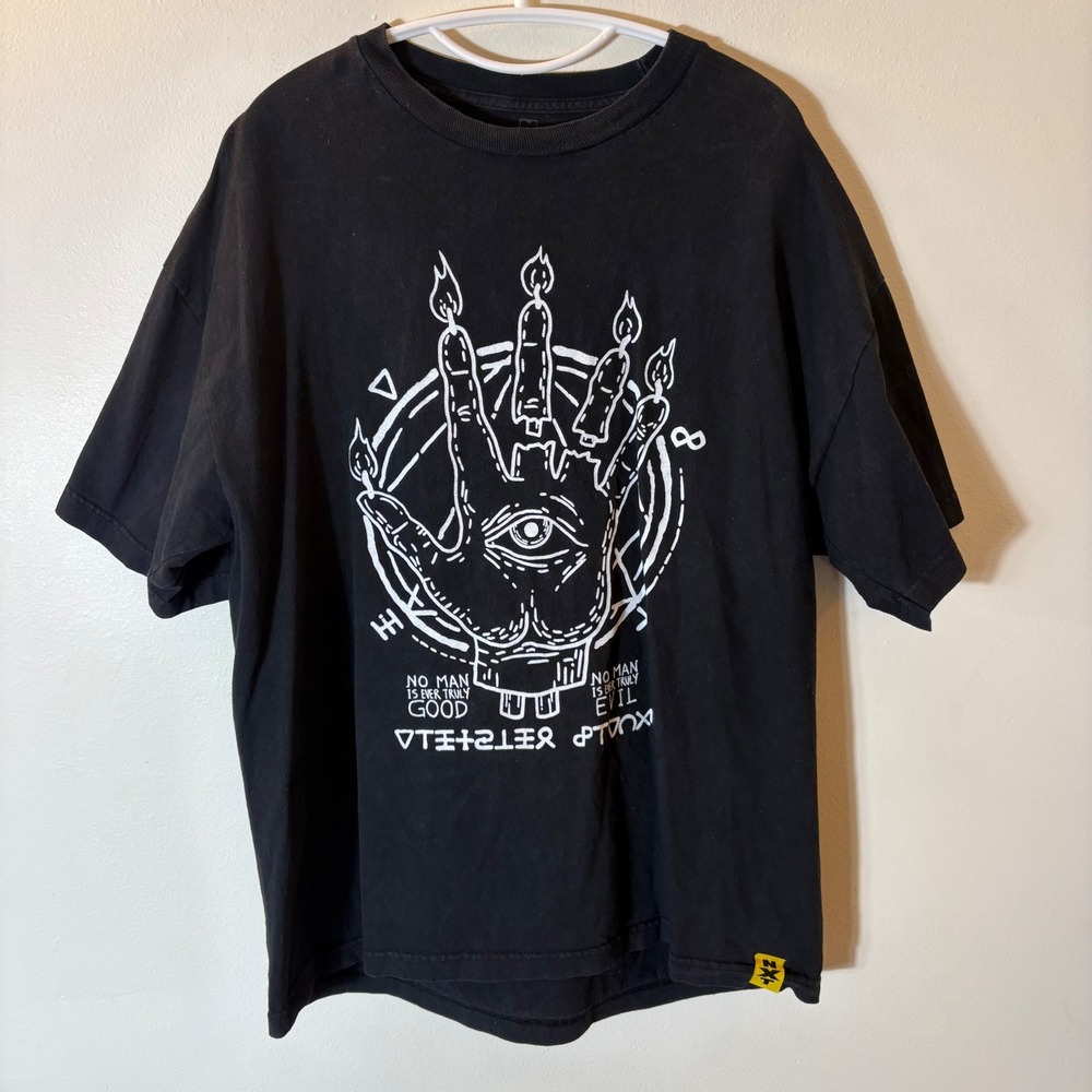 WWE NXT Authentic Aleister Black Pro Wrestling Fade To Black T-Shirt Size XL